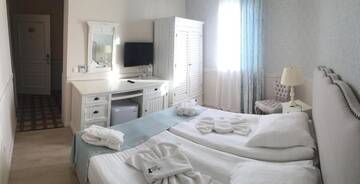 Фото номера Двухместный номер эконом-класса с 1 кроватью Отель Therma Palace Balneohotel in Therma Village г. Кранево 2