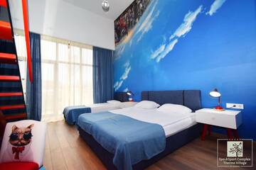 Фото номера Тематический мезонет «Человек-Паук» Отель Therma ECO in Therma Village г. Кранево 4