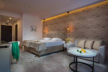 Фото номера Двухместный номер с 1 кроватью (одноместное размещение) Отель Effect Algara Beach Club Hotel г. Кранево 10