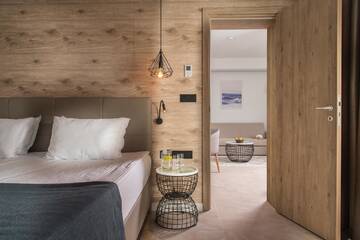 Фото номера Апартаменты Делюкс (для 2 взрослых и 2 детей) Отель Effect Algara Beach Club Hotel г. Кранево 4